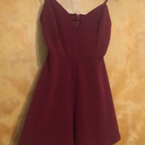 Burgundy Romper